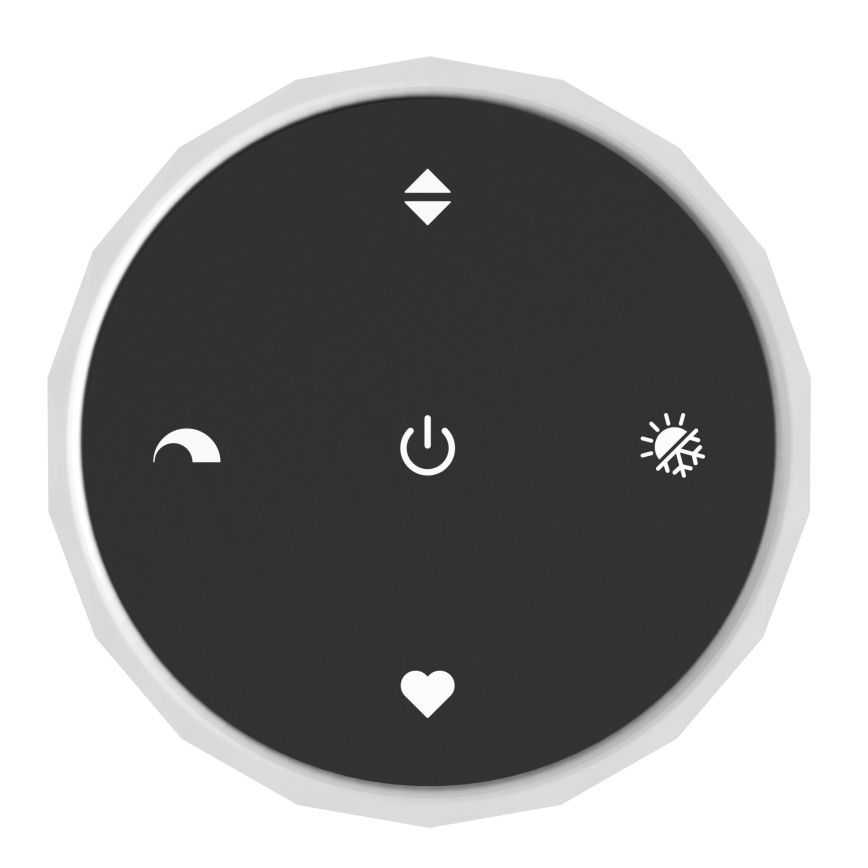 Eglo - LED димируем полилей на кабел 3xLED/5,8W/230V 2200-6500K черен/бежов/опушен + дистанционно управление