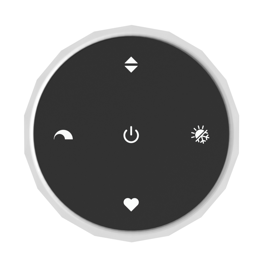 Eglo - LED димируем полилей на кабел 5xLED/5,8W/230V 2200-6500K черен/бежов/опушен + дистанционно управление