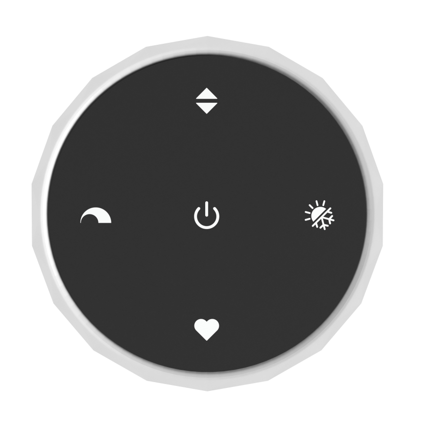 Eglo - димируем LED полилей на кабел 8xLED/5,8W/230V 2200-6500K черен/бежов/опушен + дистанционно управление