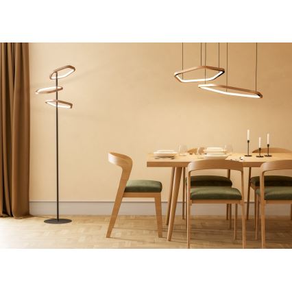 Eglo - LED Димируем полилей на кабел LED/30W/230V 2200-6500K месинг + дистанционно управление