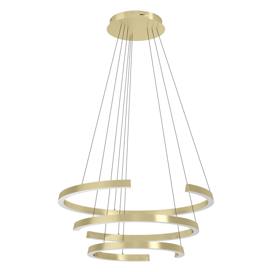 Eglo - димируема LED люстра на кабел LED/50W/230V 2200-6500K златиста + дистанционно управление