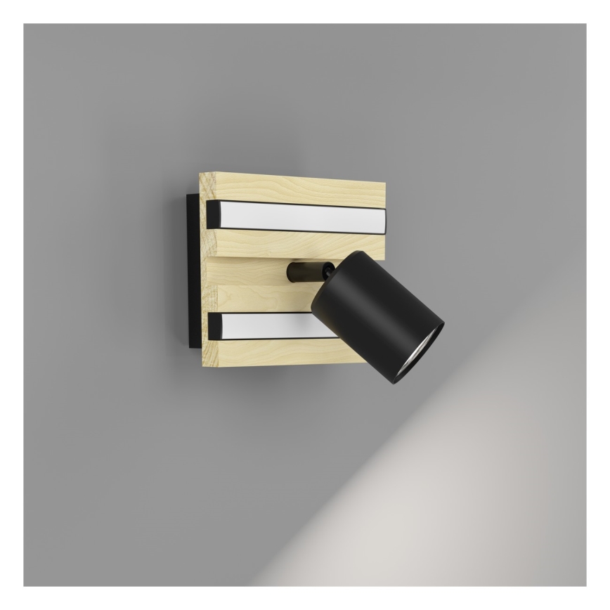 Eglo - LED стенен спот LED/2,2W/230V + 2xLED/1,2W + 2xLED/2W бежов/черен