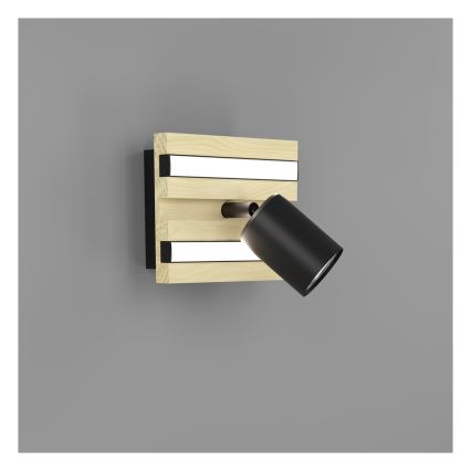 Eglo - LED стенен спот LED/2,2W/230V + 2xLED/1,2W + 2xLED/2W бежов/черен