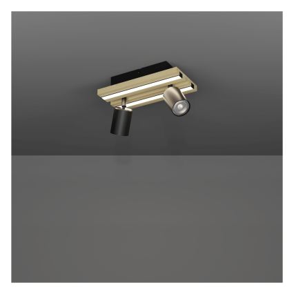 Eglo - LED точково осветително тяло 2xLED/2,2W/230V + 2xLED/1,2W + 2xLED/2W бежово/черно