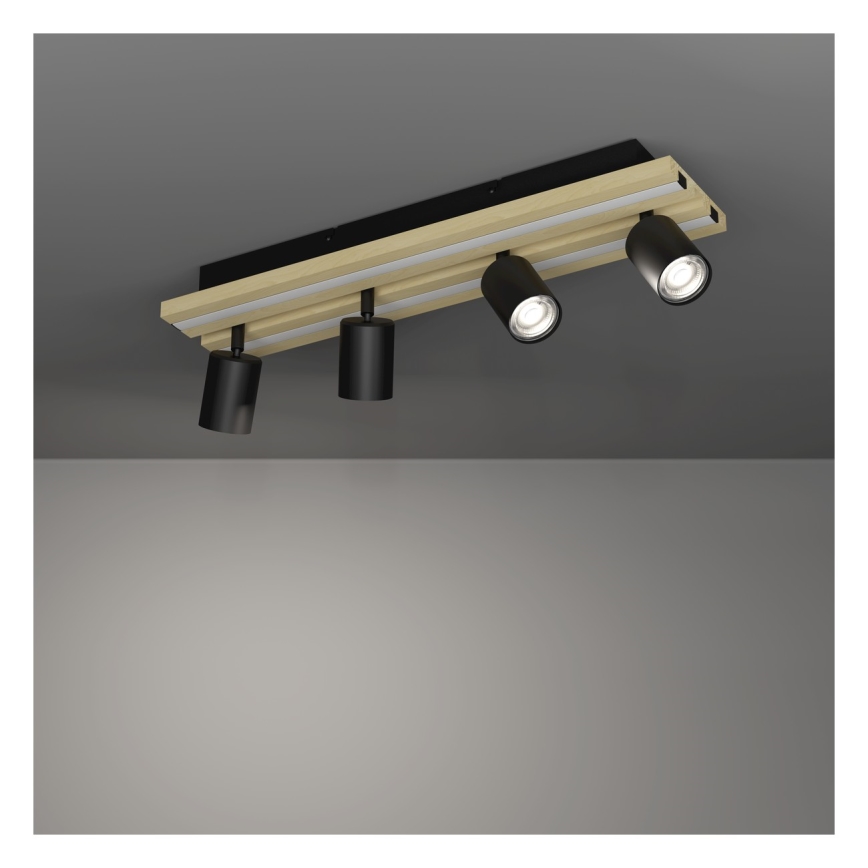 Eglo - LED точково осветително тяло 4xLED/2,2W/230V + 2xLED/1,2W + 2xLED/2W бежово/черно