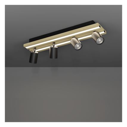 Eglo - LED точково осветително тяло 4xLED/2,2W/230V + 2xLED/1,2W + 2xLED/2W бежово/черно