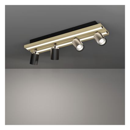 Eglo - LED точково осветително тяло 4xLED/2,2W/230V + 2xLED/1,2W + 2xLED/2W бежово/черно