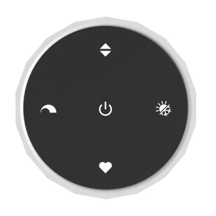 Eglo - Димируемо LED таванно осветително тяло LED/40W/230V 2200-6500K Ø 83 см бяло + дистанционно управление