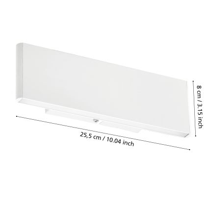 Eglo - LED аплик 2xLED/5,4W/230V
