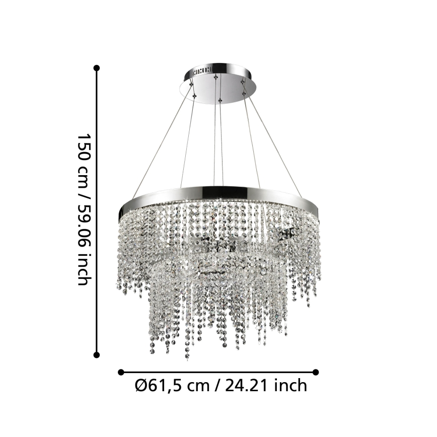 Eglo - LED Димируем пендел LED/45W/230V