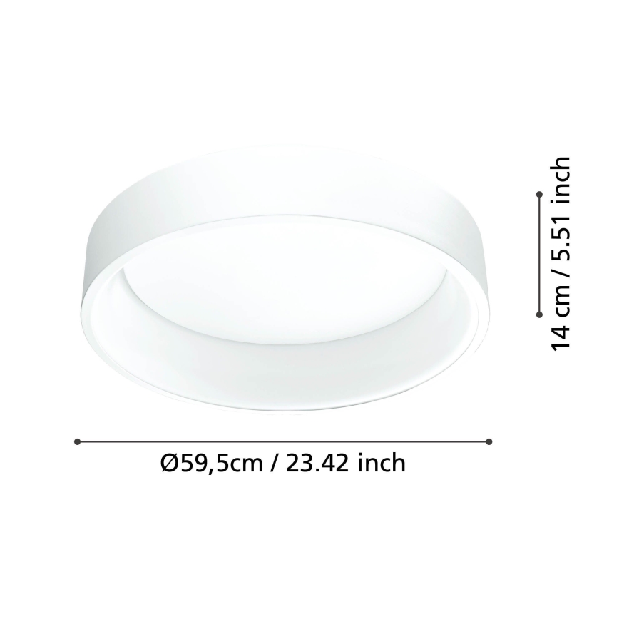 Eglo - LED Димируем плафон 1 LED/35,2W/230V