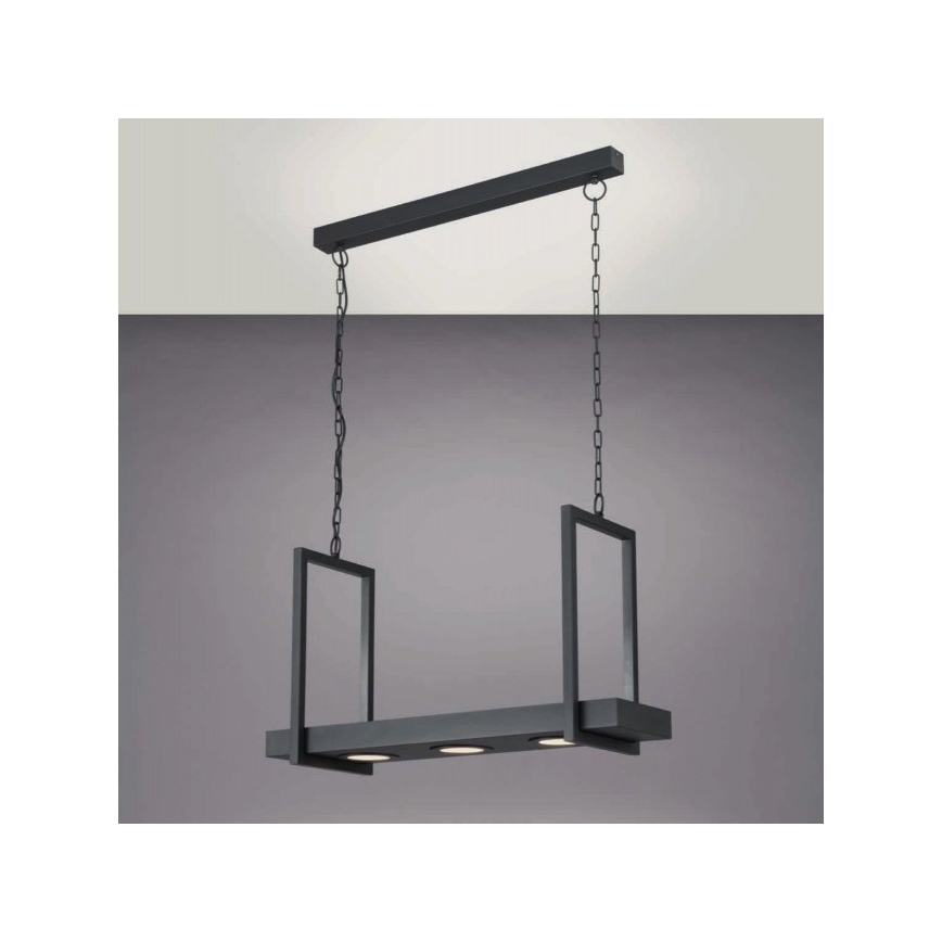Eglo 39299 - LED RGBW димируем полилей на верига с полица CALAMONA 3xLED/6W/230V + дистанционно управление