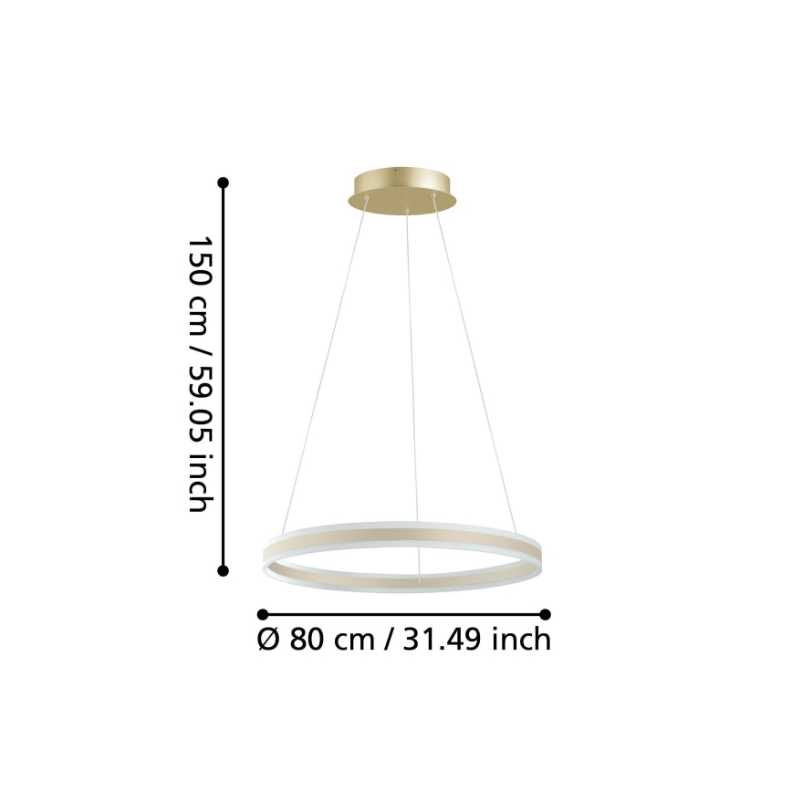 Eglo - LED Димируем висящ полилей LED/78W/230V