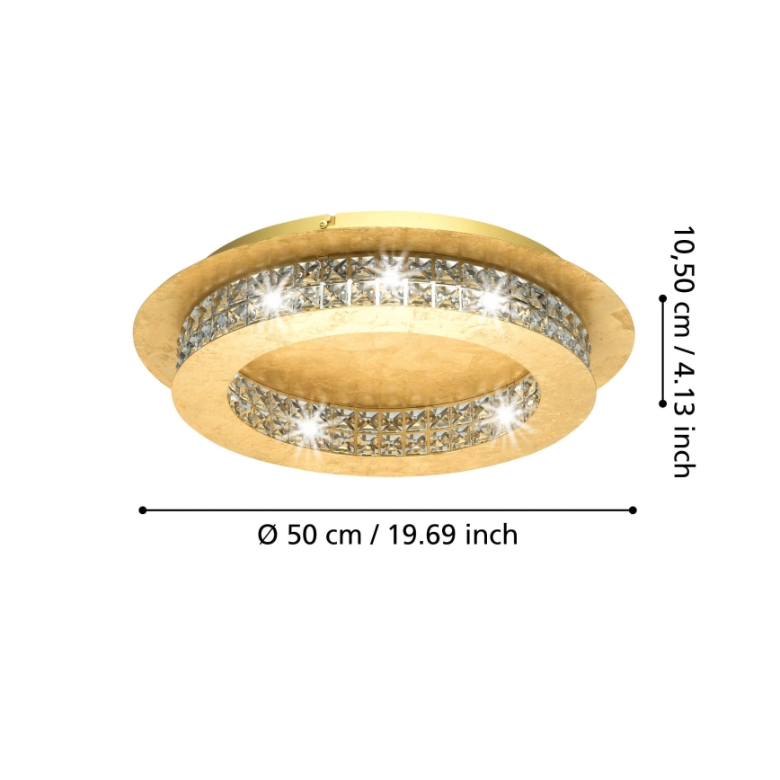 Eglo - LED Димируем плафон LED/31,5W/230V