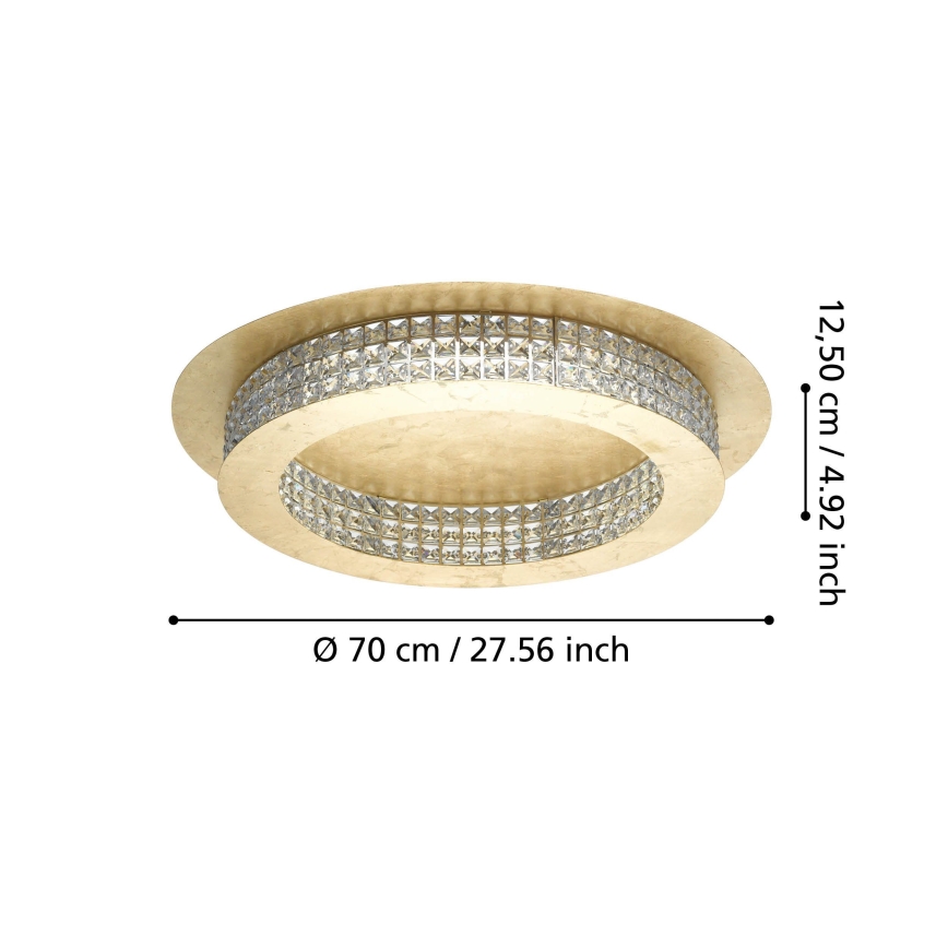 Eglo - LED Димируем плафон LED/44W/230V