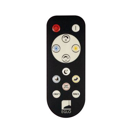 Eglo - LED регулируемо таванно осветително тяло LED/27W/230V + дистанционно управление