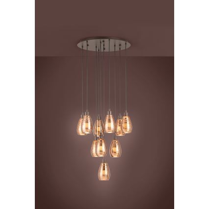 Eglo - Полилей на въже 10xE27/60W/230V