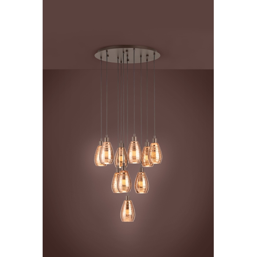 Eglo - Полилей на въже 10xE27/60W/230V