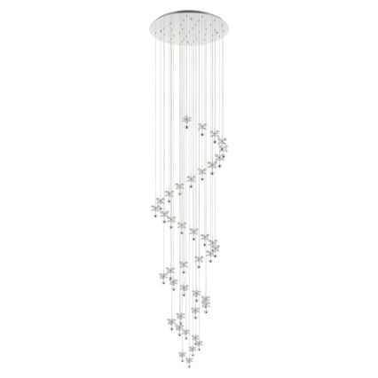 Eglo - LED Кристален димируем висящ полилей 40xLED/1,8W/230