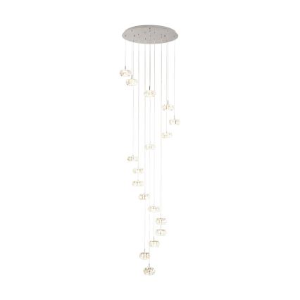 Eglo - LED Кристален димируем висящ полилей 17xLED/4,5W/230V