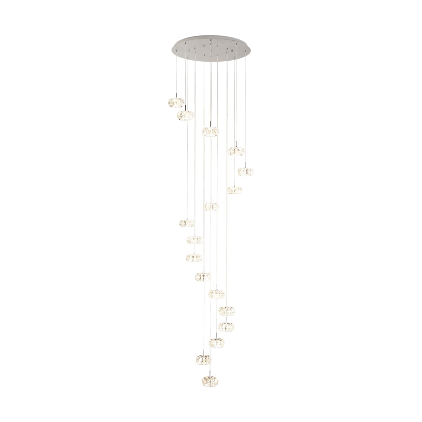 Eglo - LED Кристален димируем висящ полилей 17xLED/4,5W/230V