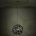 Eglo 39619 - Пендел 1xE27/60W/230V Ø 50 см черен