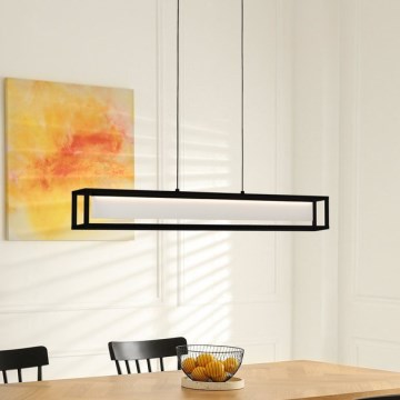 Eglo 39629 - LED полилей на кабел GUALAJO LED/27W/230V с възможност за димиране, черен
