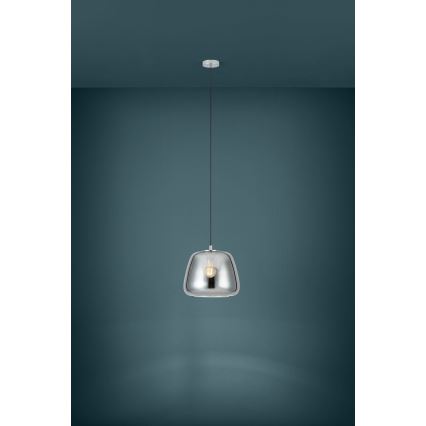 Eglo - Пендел 1xE27/40W/230V Ø 35 см опушен
