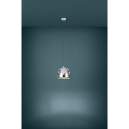 Eglo - Пендел 1xE27/40W/230V Ø 26 см опушен