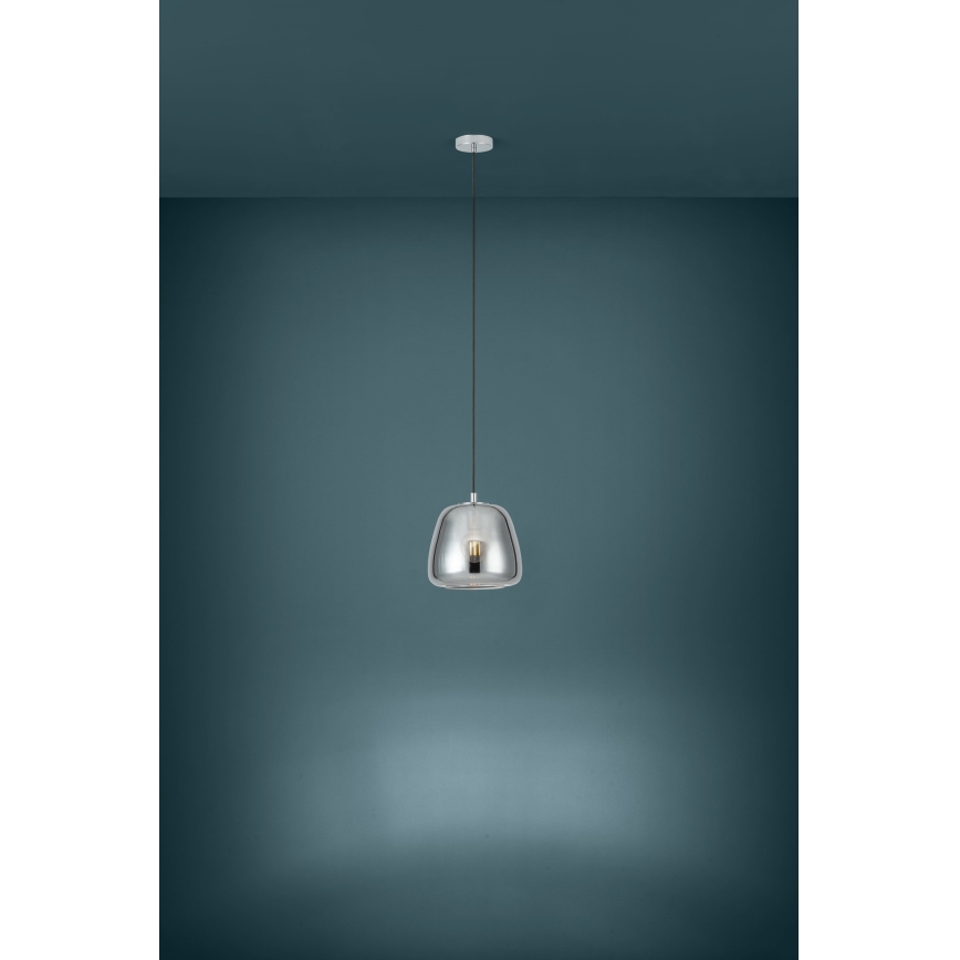 Eglo - Пендел 1xE27/40W/230V Ø 26 см опушен