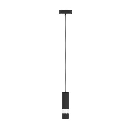 Eglo - LED Пендел 1xGU10/4,6W/230V черен