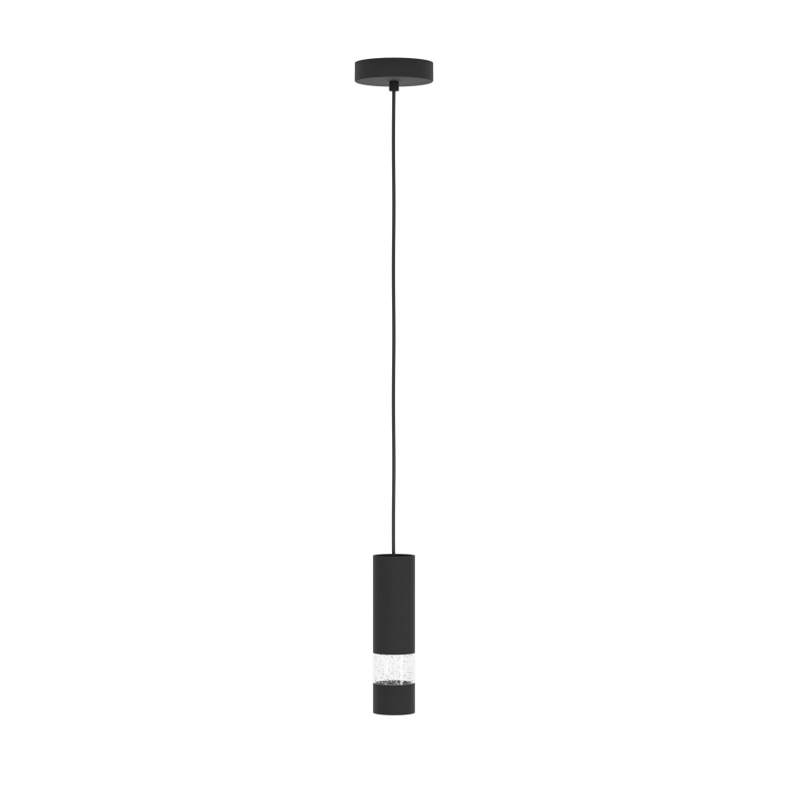 Eglo - LED Пендел 1xGU10/4,6W/230V черен