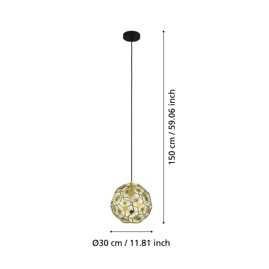Eglo - Висящ полилей 1xE27/60W/230V ⌀ 30 см