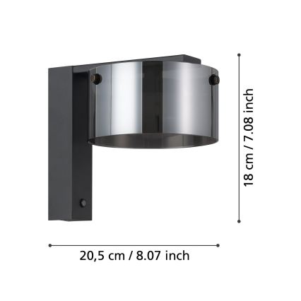 Eglo - Димируемо LED стенно осветително тяло LED/7,2W/230V