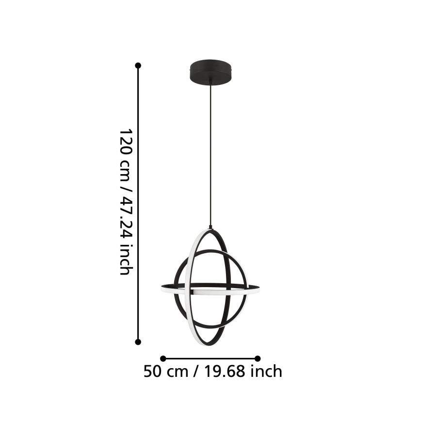 Eglo - LED Пендел LED/38W/230V