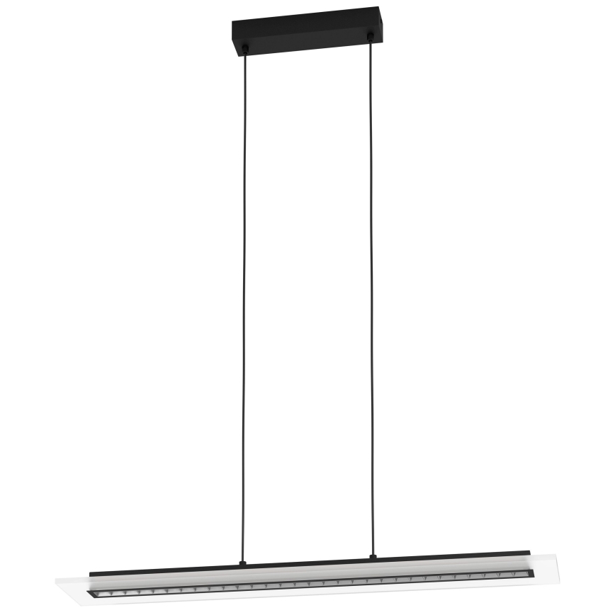 Eglo - LED Димируем пендел LED/57,5W/230V 3000K черен + дистанционно управление