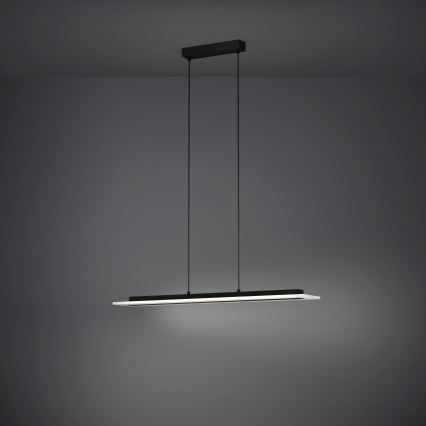 Eglo - LED Димируем пендел LED/57,5W/230V 3000K черен + дистанционно управление