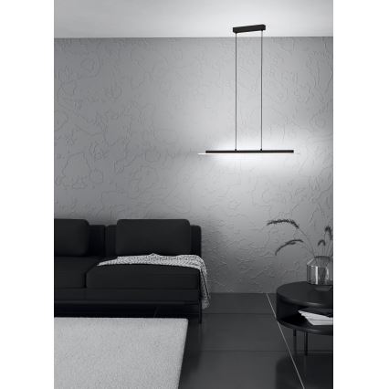 Eglo - LED Димируем пендел LED/57,5W/230V 3000K черен + дистанционно управление