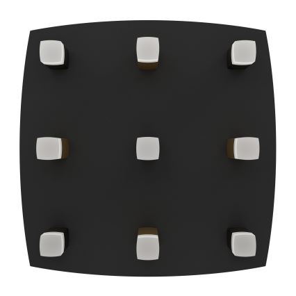 Eglo - LED Димируем плафон 9xLED/3,1W/230V 3000K антрацит/златист