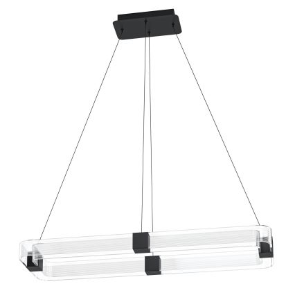 Eglo - LED Димируем пендел LED/39,2W/230V 3000K черен