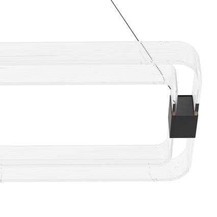 Eglo - LED Димируем пендел LED/39,2W/230V 3000K черен