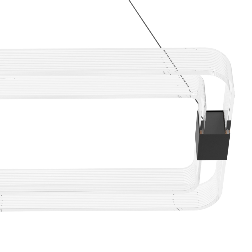 Eglo - LED Димируем пендел LED/39,2W/230V 3000K черен