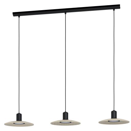 Eglo - LED Пендел 3xGU10/4,6W/230V 3000K