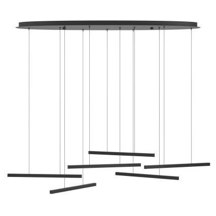 Eglo - LED Димируем пендел 6xLED/8,4W/230V 3000K черен