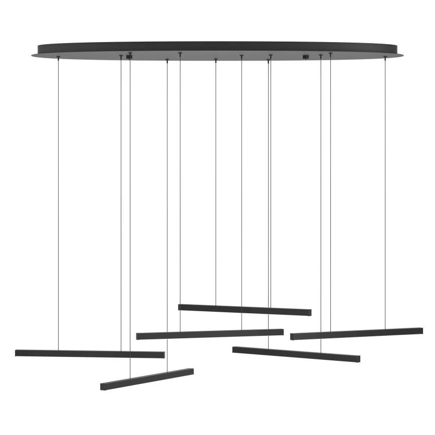 Eglo - LED Димируем пендел 6xLED/8,4W/230V 3000K черен