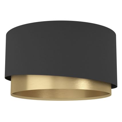 Eglo - Плафон 1xE27/40W/230V черен/златист