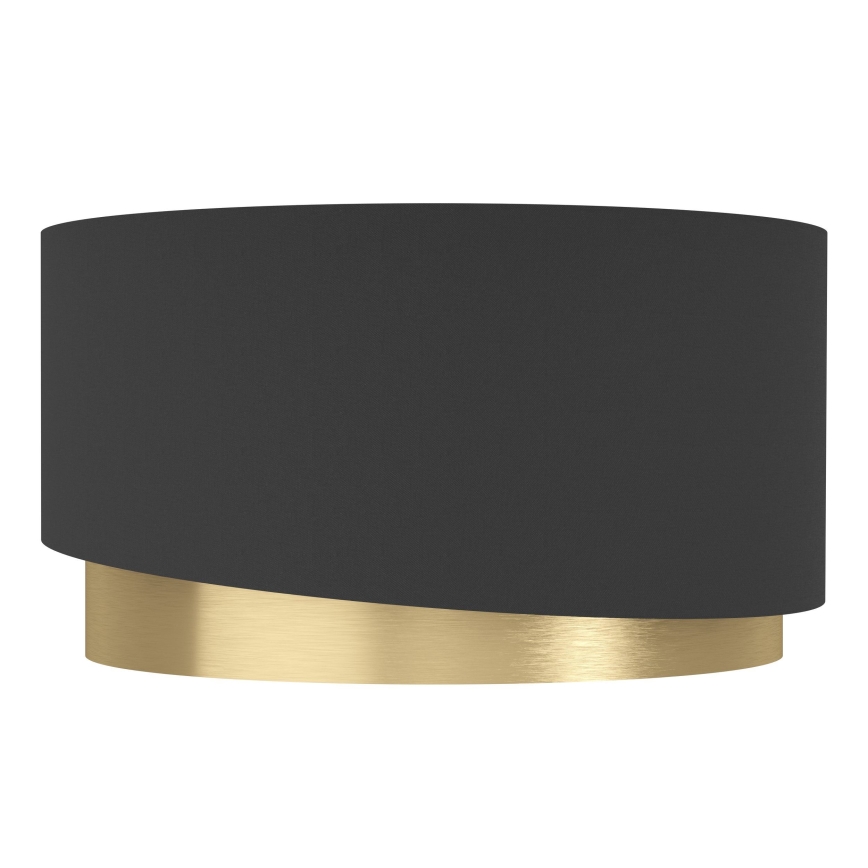 Eglo - Плафон 1xE27/40W/230V черен/златист