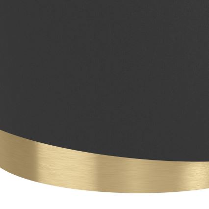 Eglo - Пендел 1xE27/40W/230V черен/златист