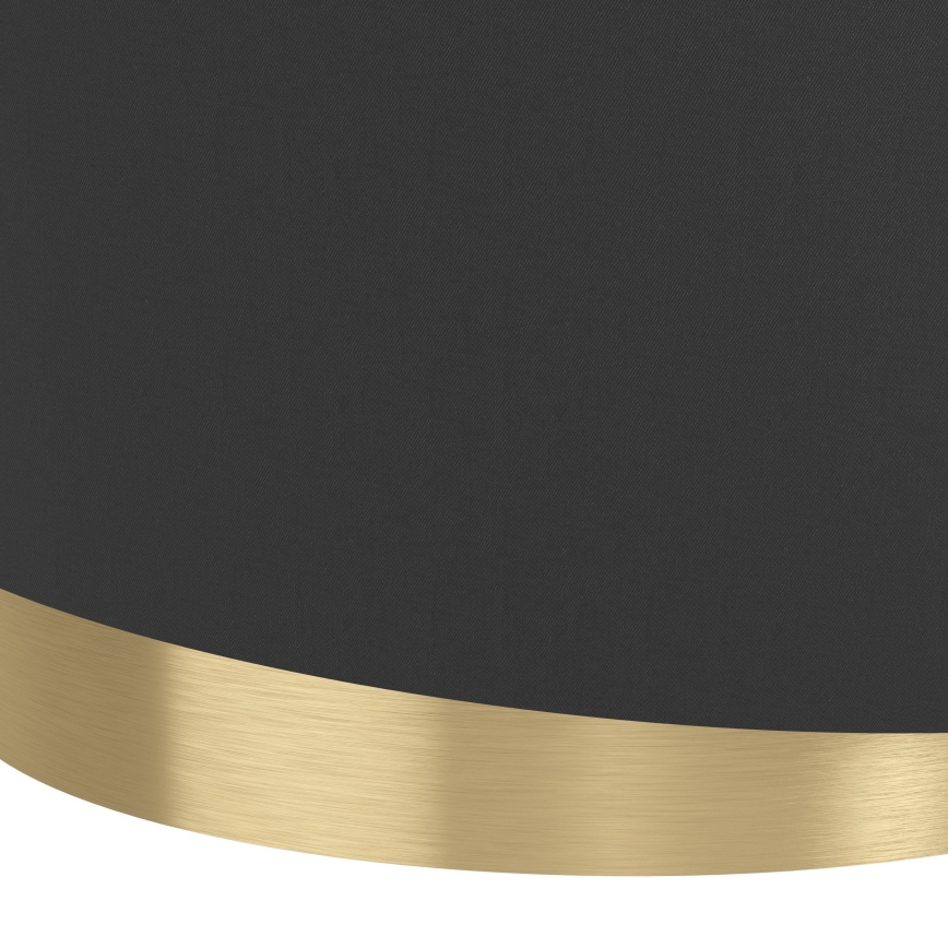 Eglo - Пендел 1xE27/40W/230V черен/златист