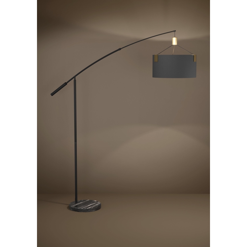 Eglo - Лампион 3xE27/40W/230V черен/златист